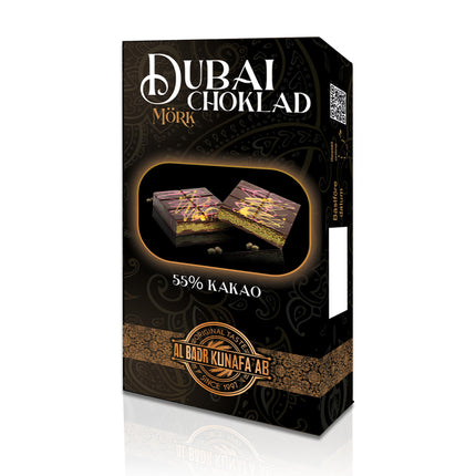 Dubai Chocolate - Dark chocolate with 60% pistachio filling
