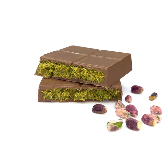 Dubai Chocolate - Milk chocolate with 60% pistachio filling