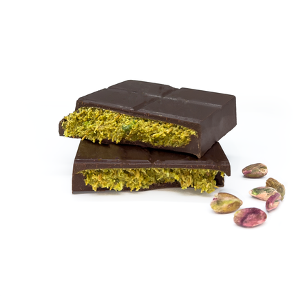 Dubai Chocolate - Dark chocolate with 60% pistachio filling