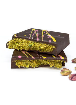Dubai Chocolate - Dark chocolate with 60% pistachio filling