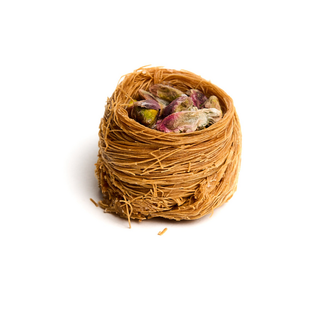 Bird’s nest with pistachio